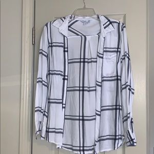 Plaid long sleeve shirt